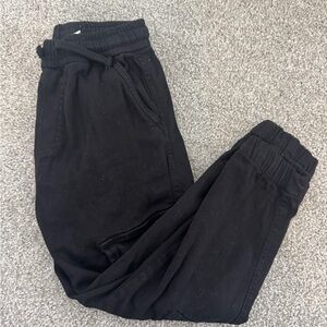 Black Zara joggers